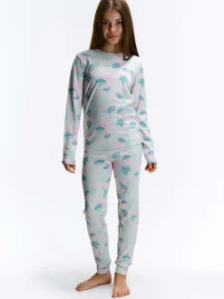 GATE Bawełniana piżama z nadrukiem|Dzieci Dziewczynki·Bielizna