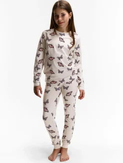 GATE Bawełniana piżama z nadrukiem|Dzieci Dziewczynki·Bielizna