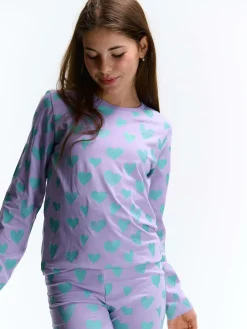 GATE Bawełniana piżama z nadrukiem|Dzieci Dziewczynki·Bielizna