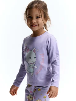 GATE Bawełniana piżama z nadrukiem|Dzieci Dziewczynki·Bielizna