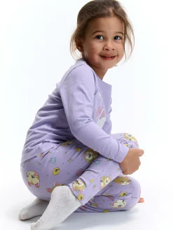 GATE Bawełniana piżama z nadrukiem|Dzieci Dziewczynki·Bielizna