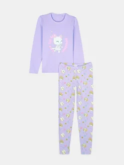 GATE Bawełniana piżama z nadrukiem|Dzieci Dziewczynki·Bielizna