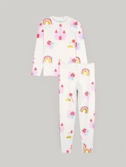 GATE Bawełniana piżama z nadrukiem|Dzieci Dziewczynki·Bielizna