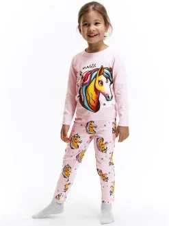 GATE Bawełniana piżama z nadrukiem|Dzieci Dziewczynki·Bielizna