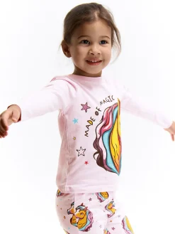 GATE Bawełniana piżama z nadrukiem|Dzieci Dziewczynki·Bielizna