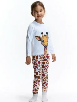 GATE Bawełniana piżama z nadrukiem|Dzieci Dziewczynki·Bielizna