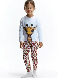 GATE Bawełniana piżama z nadrukiem|Dzieci Dziewczynki·Bielizna