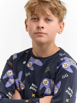 GATE Bawełniana piżama z nadrukiem|Dzieci Chłopcy·Bielizna