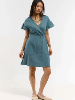 GATE Bawełniana sukienka mini| Kategorie·Sukienki