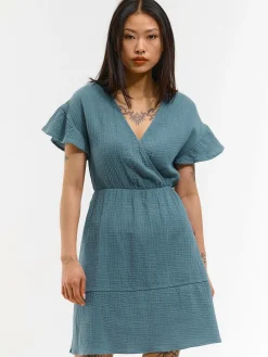 GATE Bawełniana sukienka mini| Kategorie·Sukienki