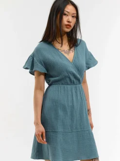 GATE Bawełniana sukienka mini| Kategorie·Sukienki