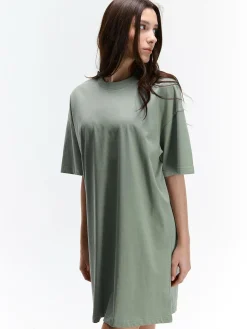 GATE Bawełniana sukienka t-shirtowa| Kategorie·Sukienki