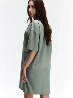 GATE Bawełniana sukienka t-shirtowa| Kategorie·Sukienki