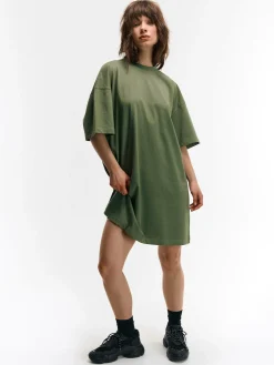 GATE Bawełniana sukienka t-shirtowa| Kategorie·Sukienki