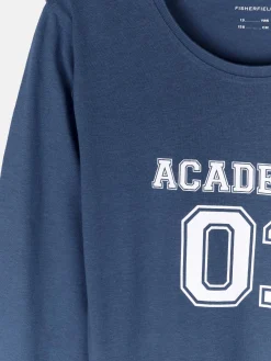 GATE Bawełniana sukienka uniwersytecka z nadrukiem|Dzieci Dziewczynki·Sukienki