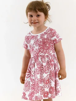 GATE Bawełniana sukienka w kwiatowy print|Dzieci Dziewczynki·Sukienki