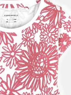 GATE Bawełniana sukienka w kwiatowy print|Dzieci Dziewczynki·Sukienki