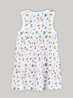 GATE Bawełniana sukienka w kwiatowy print|Dzieci Dziewczynki·Sukienki