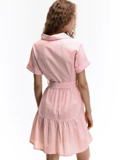 GATE Bawełniana sukienka w paski| Kategorie·Sukienki