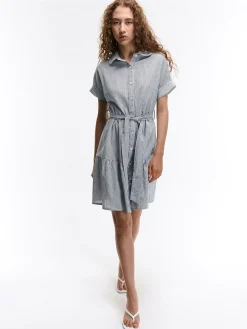 GATE Bawełniana sukienka w paski| Kategorie·Sukienki