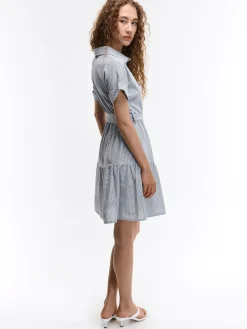 GATE Bawełniana sukienka w paski| Kategorie·Sukienki