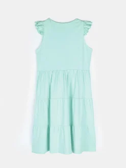 GATE Bawełniana sukienka z falbankami|Dzieci Baby|Dziewczynki·Sukienki