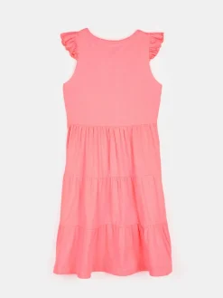 GATE Bawełniana sukienka z falbankami|Dzieci Baby|Dziewczynki·Sukienki