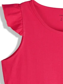 GATE Bawełniana sukienka z falbankami|Dzieci Dziewczynki·Sukienki