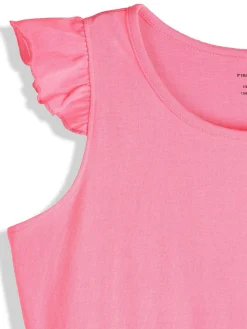 GATE Bawełniana sukienka z falbankami|Dzieci Dziewczynki·Sukienki