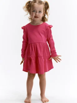 GATE Bawełniana sukienka z falbankami|Dzieci Dziewczynki·Sukienki