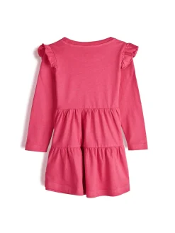 GATE Bawełniana sukienka z falbankami|Dzieci Dziewczynki·Sukienki