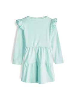 GATE Bawełniana sukienka z falbankami|Dzieci Dziewczynki·Sukienki