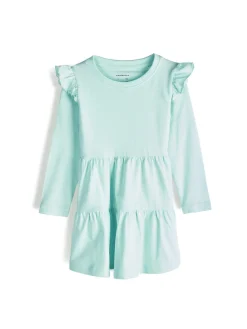 GATE Bawełniana sukienka z falbankami|Dzieci Dziewczynki·Sukienki