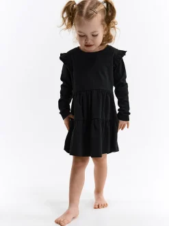 GATE Bawełniana sukienka z falbankami|Dzieci Dziewczynki·Sukienki