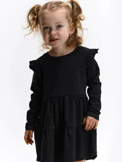 GATE Bawełniana sukienka z falbankami|Dzieci Dziewczynki·Sukienki