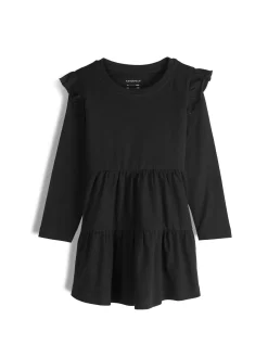 GATE Bawełniana sukienka z falbankami|Dzieci Dziewczynki·Sukienki