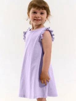GATE Bawełniana sukienka z falbankami|Dzieci Dziewczynki·Sukienki