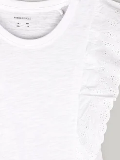 GATE Bawełniana sukienka z falbaną|Dzieci Dziewczynki·Sukienki