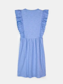 GATE Bawełniana sukienka z falbaną|Dzieci Dziewczynki·Sukienki