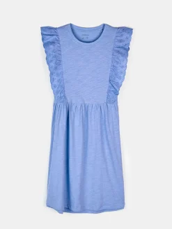 GATE Bawełniana sukienka z falbaną|Dzieci Dziewczynki·Sukienki