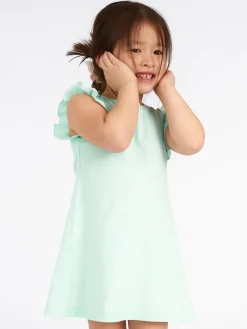 GATE Bawełniana sukienka z falbankami|Dzieci Dziewczynki·Sukienki