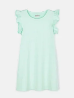 GATE Bawełniana sukienka z falbankami|Dzieci Dziewczynki·Sukienki