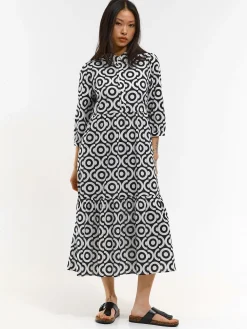 GATE Bawełniana sukienka z nadrukiem| Kategorie·Sukienki