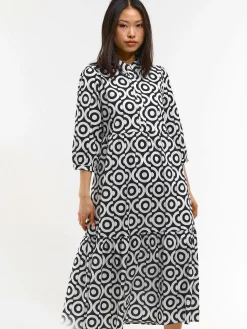 GATE Bawełniana sukienka z nadrukiem| Kategorie·Sukienki