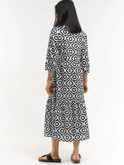 GATE Bawełniana sukienka z nadrukiem| Kategorie·Sukienki