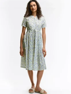 GATE Bawełniana sukienka z nadrukiem kwiatowym| Kategorie·Sukienki