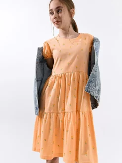 GATE Bawełniana sukienka z nadrukiem|Dzieci Dziewczynki·Sukienki