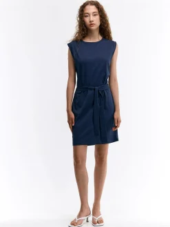 GATE Bawełniana sukienka z paskiem| Kategorie·Sukienki