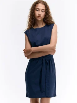 GATE Bawełniana sukienka z paskiem| Kategorie·Sukienki