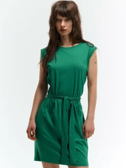 GATE Bawełniana sukienka z paskiem| Kategorie·Sukienki